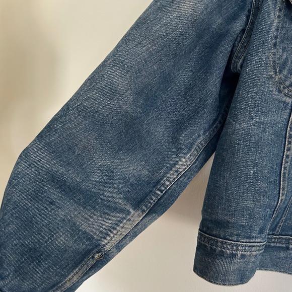 Vintage Lee Storm Rider Denim Jacket Corduroy Collar Lined Made in USA VTG - Picture 4 of 13